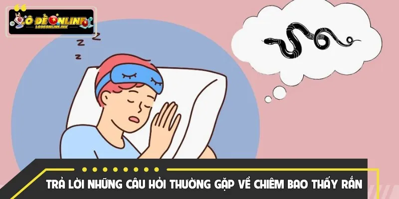 Trả lời những câu hỏi thường gặp về chiêm bao thấy rắn